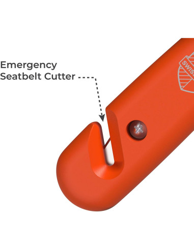 Martillo de Escape de Emergencia Swiss Safe Naranja 1 Paquete
