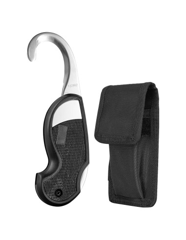 Cuchillo de Rescate JAY-PEE 911 con Soporte de Nylon 10.8cm