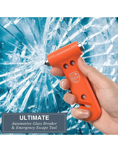 Martillo de Escape de Emergencia Swiss Safe Naranja 1 Paquete Martillo de Escape de Emergencia Swiss Safe Naranja 1 Paquete