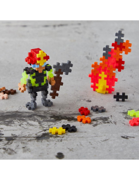 Set Plus Plus 3D Bombero - 70 Piezas de Construcción Set Plus Plus 3D Bombero - 70 Piezas de Construcción