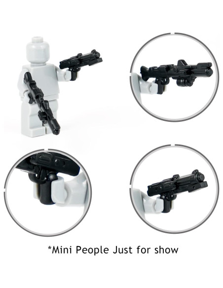 Set de Armas MOOXI DC-15 para Minifigs - 10 Blasters Set de Armas MOOXI DC-15 para Minifigs - 10 Blasters