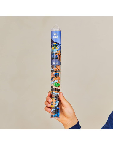 Set Plus Plus de Construcción 3D - Tubo Policía 70 Piezas