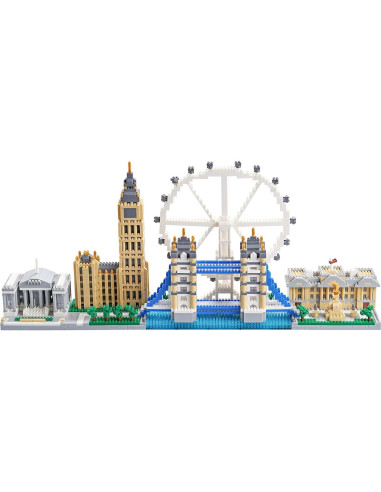 LUKHANG Kit Modelo Skyline de Londres 3430 Piezas 14+