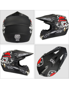 Casco de Motocross TIANDU HUANYING2024513 Set 4 Piezas 2
