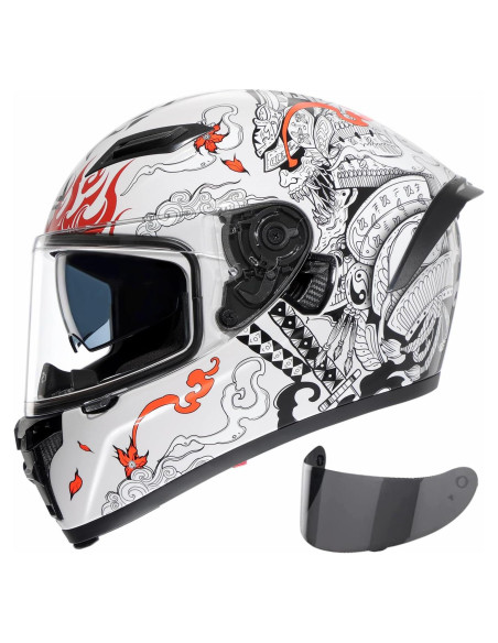 Casco Integral TRIANGLE FF351 Doble Visor Solar Mediano Casco Integral TRIANGLE FF351 Doble Visor Solar Mediano