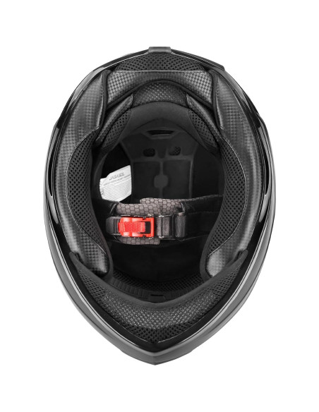 Casco de motocicleta JAGASOL JS-QK-111S-M Negro Mate M Casco de motocicleta JAGASOL JS-QK-111S-M Negro Mate M