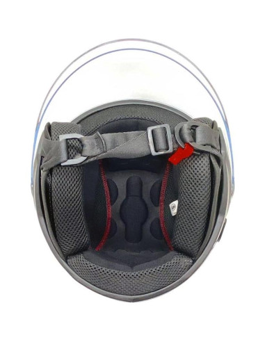 Casco Abierto MMG Blaze Negro Mate Mediano DOT