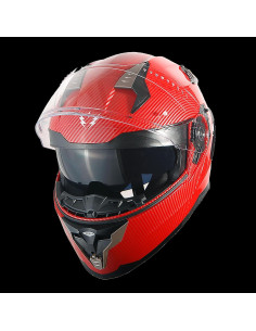 Casco Modular 1Storm HJA119 XL Fibra Carbono Doble Lente 2