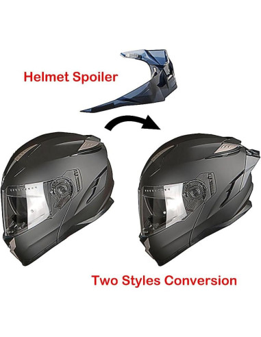 Casco Modular 1Storm HJA119 para Motocicleta Naranja