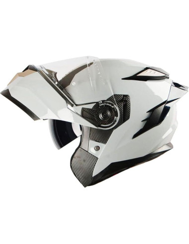 Casco Modular 1Storm HJA119 para Motocicleta Gris Cemento