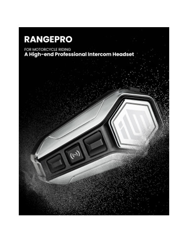 Intercomunicador Bluetooth ILM RANGEPRO 2100m Impermeable