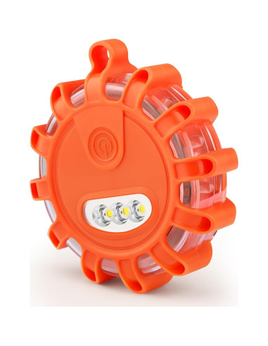 Kit de 3 Balizas LED Recargables de Seguridad AK - Impermeables