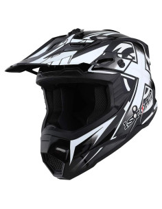 Casco de Motocross 1Storm HF801 Mediano Blanco