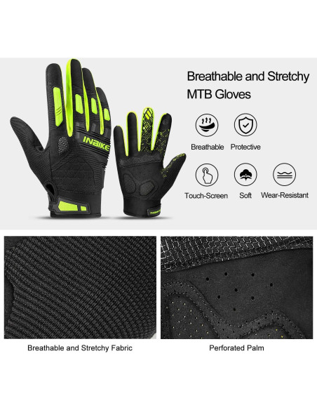 Guantes de Montaña INBIKE XX-Large Transpirables Táctiles Guantes de Montaña INBIKE XX-Large Transpirables Táctiles
