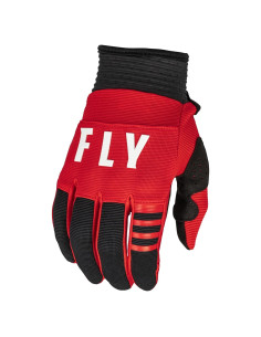 Guantes Fly Racing F-16 Juveniles Rojo/Negro/Blanco
