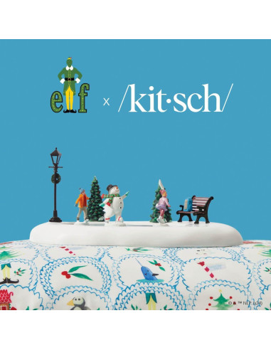 Funda de Almohada Kitsch King Satén 600 Hilos - Elf North Pole