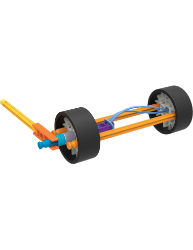 K'NEX Educación - Set de Construcción de Vehículos 130 Piezas