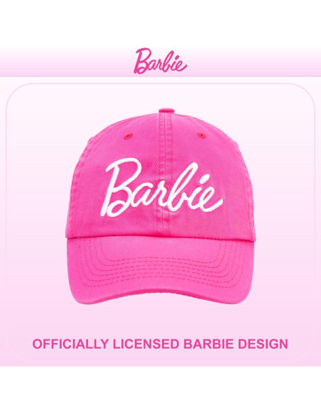Sombrero de Lana Barbie Rosa para Niñas Talla Única Sombrero de Lana Barbie Rosa para Niñas Talla Única
