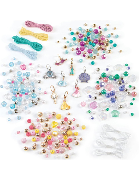 Kit de Pulsera DIY Princesa Disney - 332 Piezas Creativas Kit de Pulsera DIY Princesa Disney - 332 Piezas Creativas