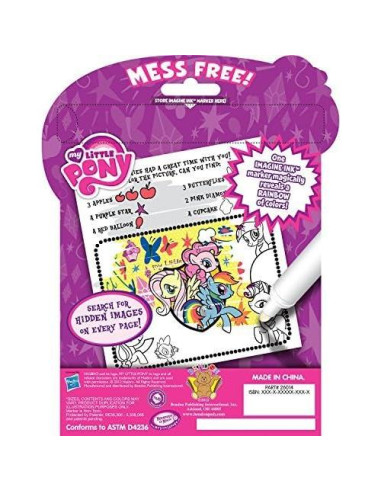 Libro para Colorear My Little Pony con Marcador Sin Desorden