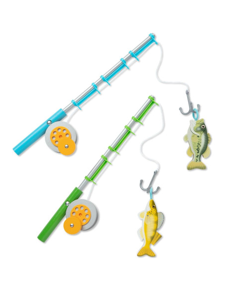 Juego de Pesca Melissa & Doug 21 Piezas para Niños Juego de Pesca Melissa & Doug 21 Piezas para Niños