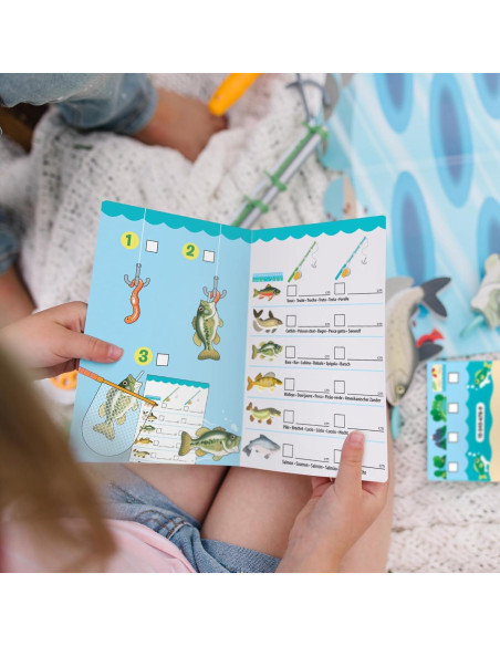 Juego de Pesca Melissa & Doug 21 Piezas para Niños Juego de Pesca Melissa & Doug 21 Piezas para Niños