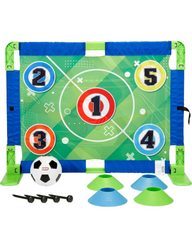 Entrenador de Fútbol TotSports Little Tikes con 9 Accesorios