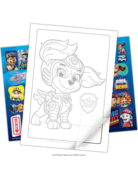Libro para Colorear PAW Patrol Bendon 48 Páginas y Stickers Libro para Colorear PAW Patrol Bendon 48 Páginas y Stickers