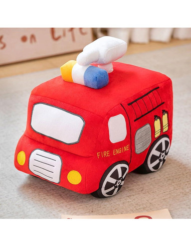 Juguete de Peluche Autobús Escolar Coche Furgón 27x17 cm