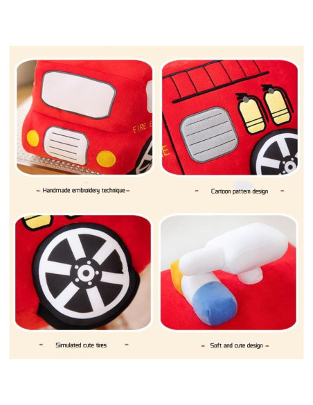 Juguete de Peluche Autobús Escolar Coche Furgón 27x17 cm Juguete de Peluche Autobús Escolar Coche Furgón 27x17 cm