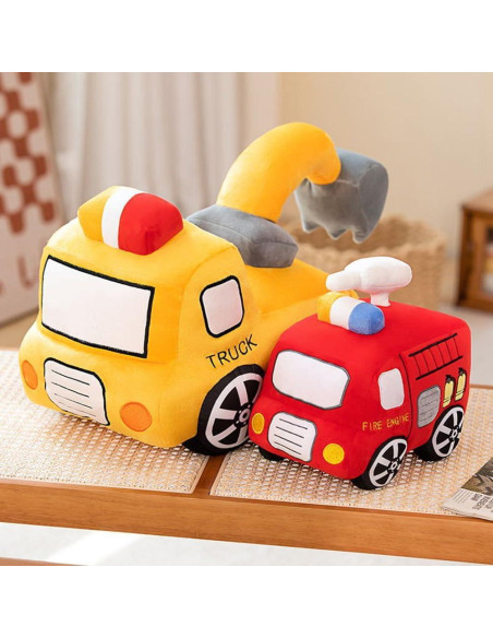 Juguete de Peluche Autobús Escolar Coche Furgón 27x17 cm Juguete de Peluche Autobús Escolar Coche Furgón 27x17 cm