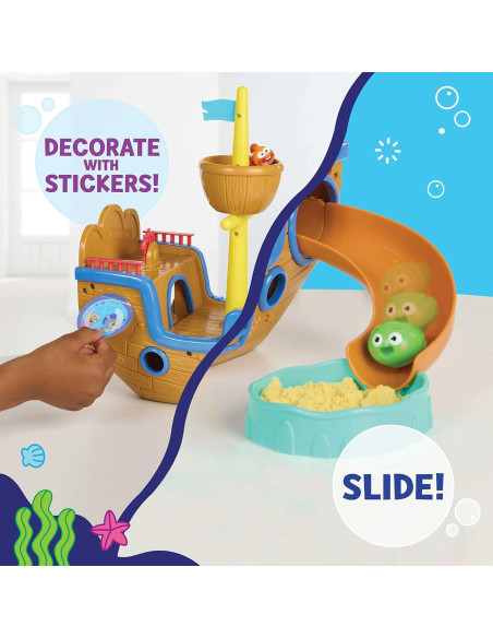 Juego de Barco Hundido WowWee Baby Shark + 25 Piezas Juego de Barco Hundido WowWee Baby Shark + 25 Piezas