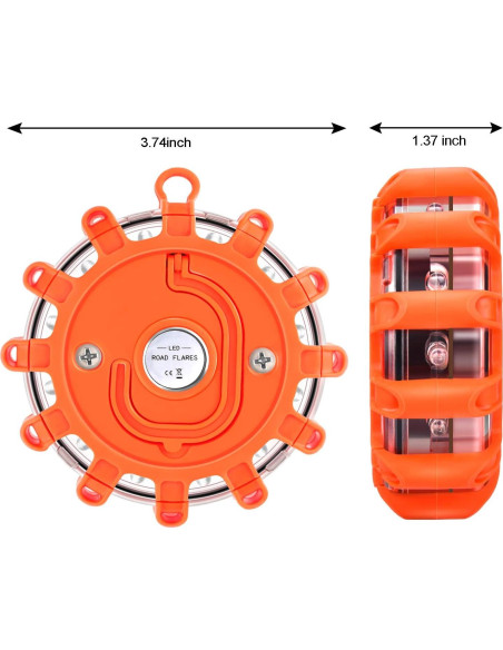Kit de Balizas LED de Seguridad AK para Emergencias - 1 Paquete Kit de Balizas LED de Seguridad AK para Emergencias - 1 Paquete