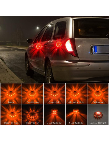 Kit de Balizas LED de Seguridad AK para Emergencias - 1 Paquete