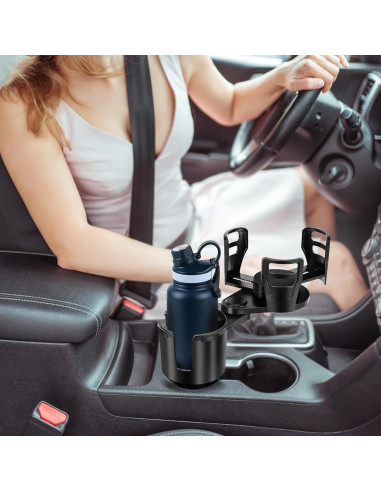 Expansor Soporte Tazas Auto TSAKBAM TB-016 Ajustable Negro