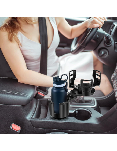 Expansor Soporte Tazas Auto TSAKBAM TB-016 Ajustable Negro Expansor Soporte Tazas Auto TSAKBAM TB-016 Ajustable Negro