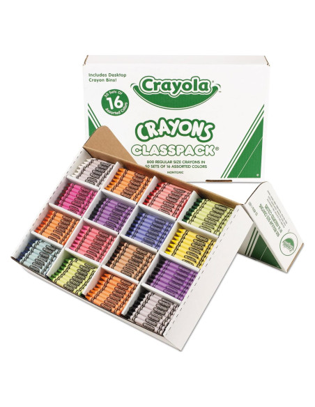 Crayones Regulares Crayola 528016 Multicolor 50 unidades Crayones Regulares Crayola 528016 Multicolor 50 unidades