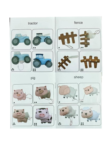 Kit de Costura de Fieltro MOVEBO para Niños 6-12 Años