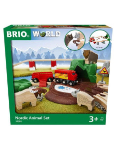Conjunto de Animales Nórdicos BRIO 33988 Juguete Educativo
