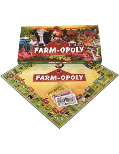 Juego de Mesa Farm-Opoly Tarde para el Cielo 39x27 cm