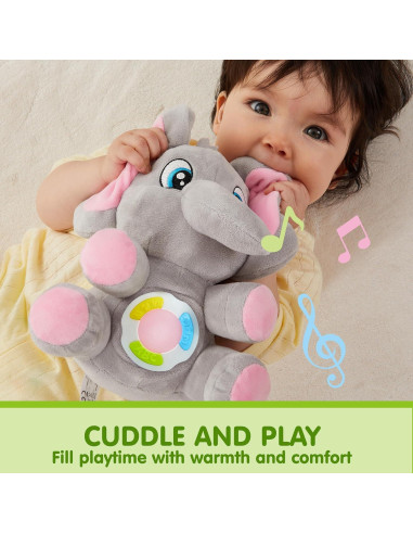 Set de 6 Marionetas de Mano JOYIN + Elefante Musical para Bebés