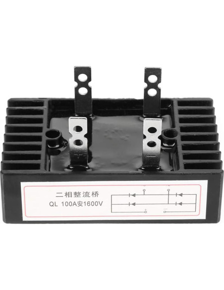 Rectificador de Puente Hilitand 100A 1600V 2 Fases Rectificador de Puente Hilitand 100A 1600V 2 Fases