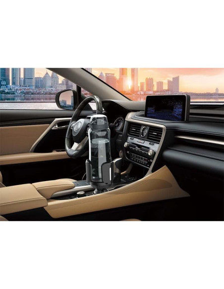 Adaptador Soporte para Tazas de Auto NOVAKE Ajustable 0.5 kg Adaptador Soporte para Tazas de Auto NOVAKE Ajustable 0.5 kg
