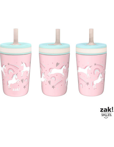 Taza Infantil Zak Designs Unicornio 12oz Acero Inoxidable