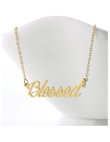 Collar de Nombre Personalizado AOLO Acero Inoxidable 35-55 cm