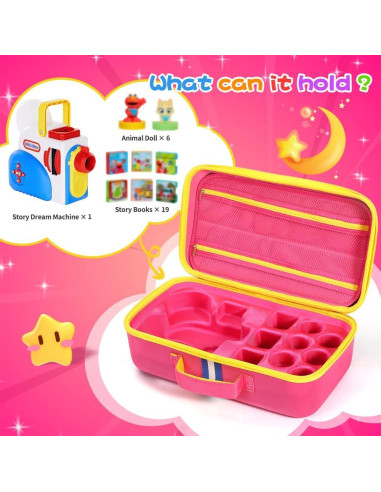 Funda de Almacenamiento Seracle para Máquina de Sueños Rosa