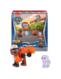 Figura de Acción Zuma PAW Patrol con Dron y Pod de Mando