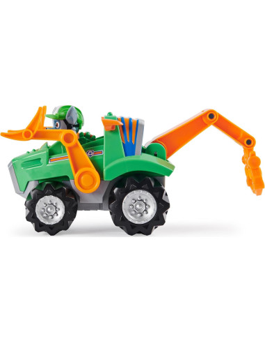 Vehículo Deluxe de Rescate Dino Rocky + Figura Sorpresa