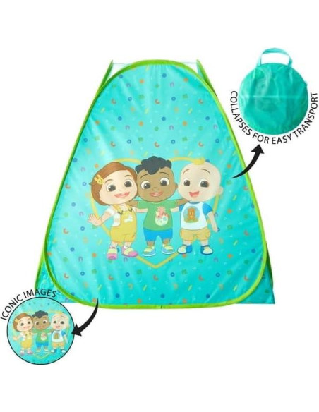 Conjunto de Juego Cocomelon con Tienda, Almohada y Linterna Conjunto de Juego Cocomelon con Tienda, Almohada y Linterna