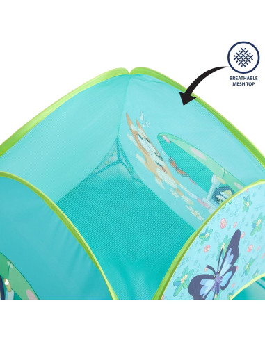 Conjunto de Juego Bluey 3 Piezas: Carpa, Almohada y Linterna